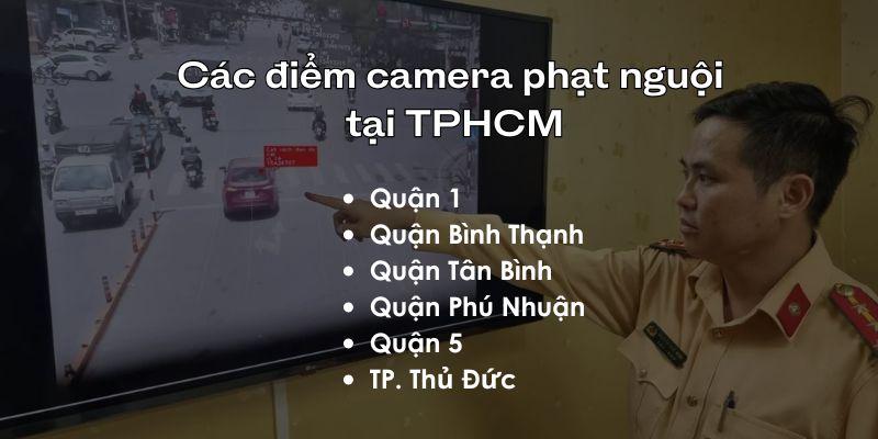 Các tuyến đường có camera phạt nguội