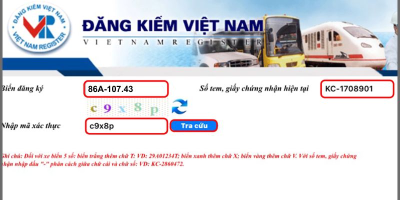 Check phạt nguội bình thuận trên cục đăng kiểm