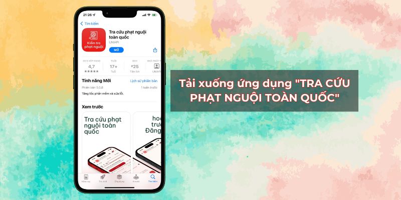 app tra cứu phạt nguội