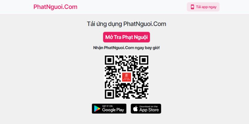 Hướng dẫn dùng app kiểm tra phạt nguội Hà Nội