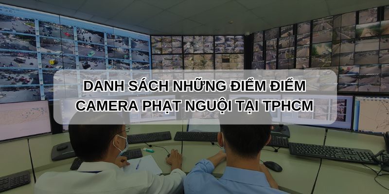 danh sách các điểm camera phạt nguội thành phố hồ chí minh