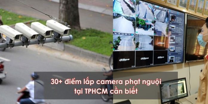 những điểm lắp camera phạt nguội tại tphcm