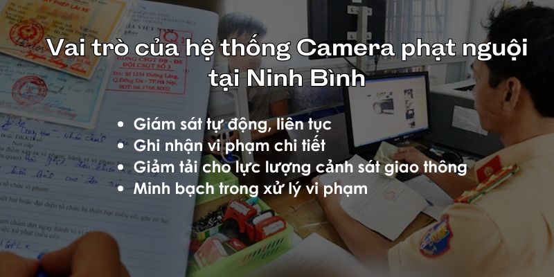 Vai trò của hệ thống camera phạt nguội Ninh Bình