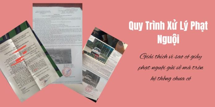 Quy trình xử lý phạt nguội