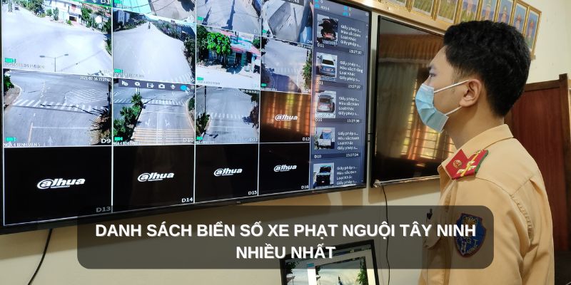 Danh sách phạt nguội Tây Ninh