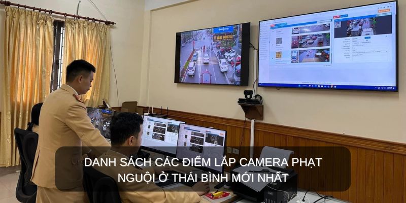 Danh sách camera phạt nguội Thái Bình mới nhất