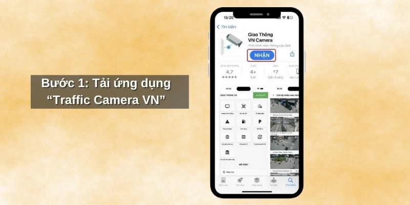 Bước 1 xem camera giao thông Hà Nội trên Traffic Camera VN