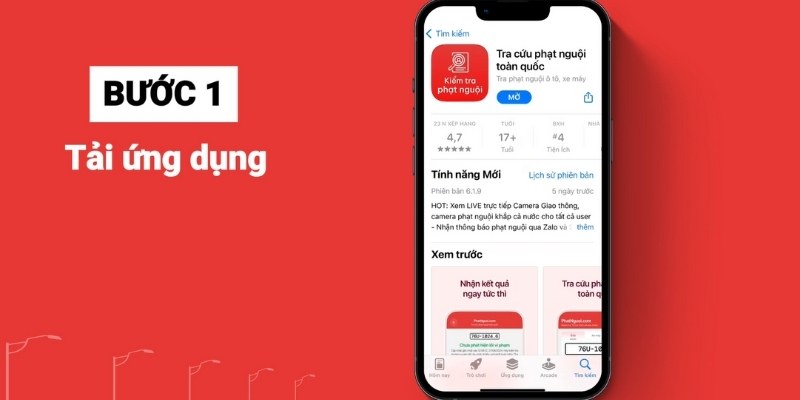 Tải ứng dụng phạt nguội toàn quốc về máy