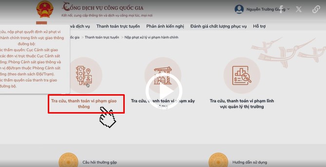 Tra cứu vi phạm giao thông